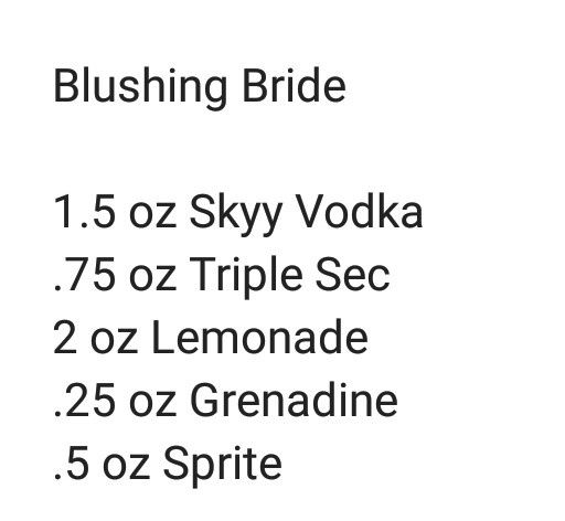 Signature Drinks