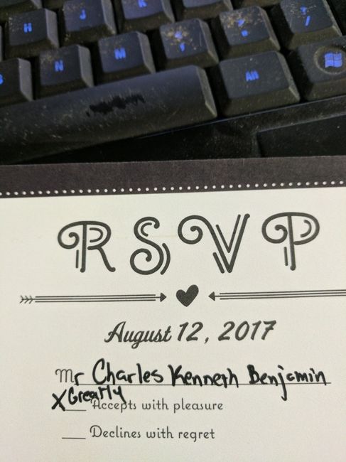 The correct way to alter a rsvp