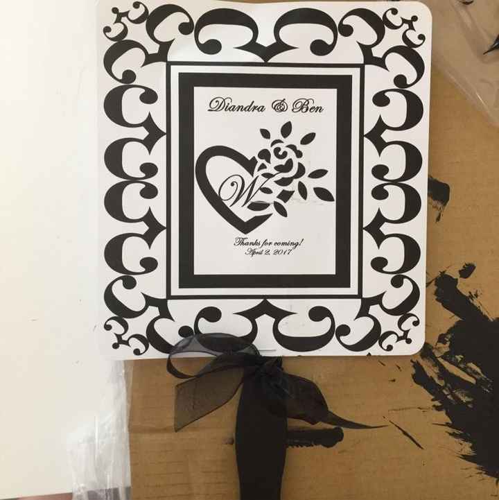 DIY Wedding Program Fans
