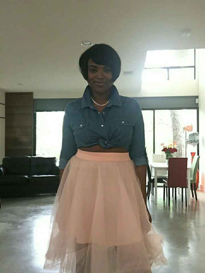 Show me your bridal shower dress.