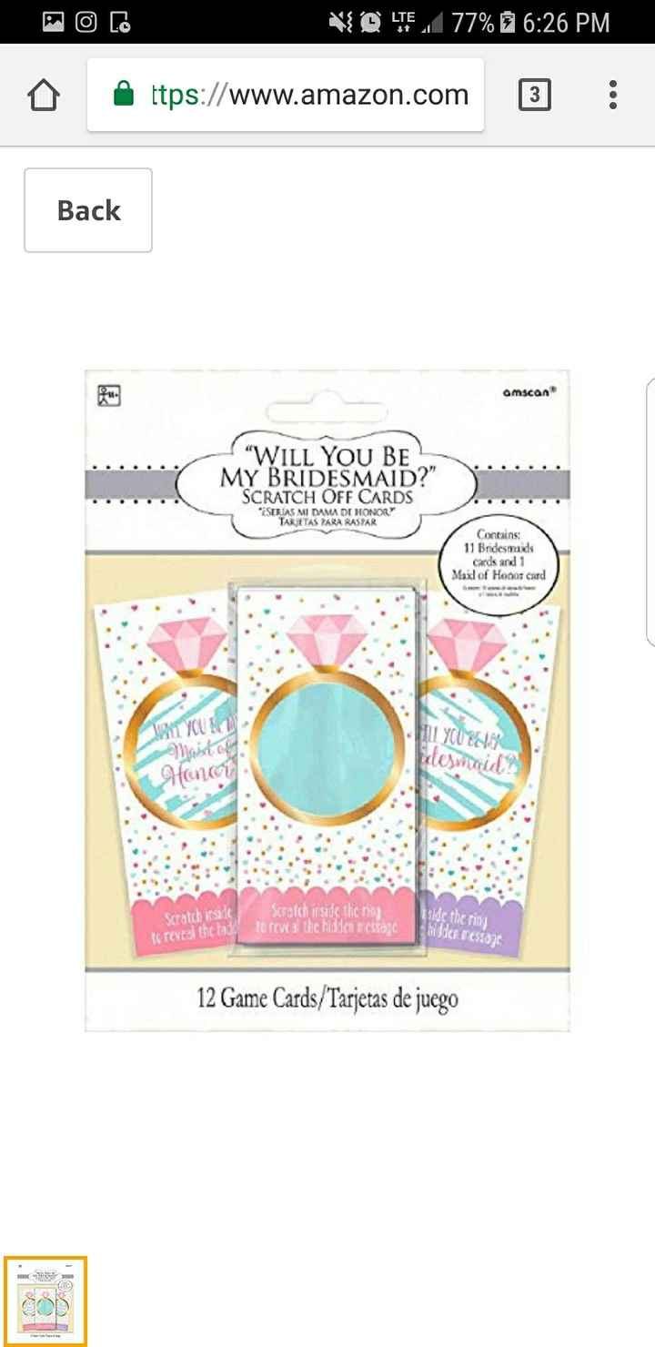 How did you ask your Bridesmaids?? - 1