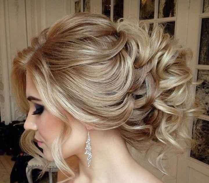 How did you wear your Hair for your wedding? - 1