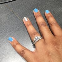 Engagement ring/wedding ring