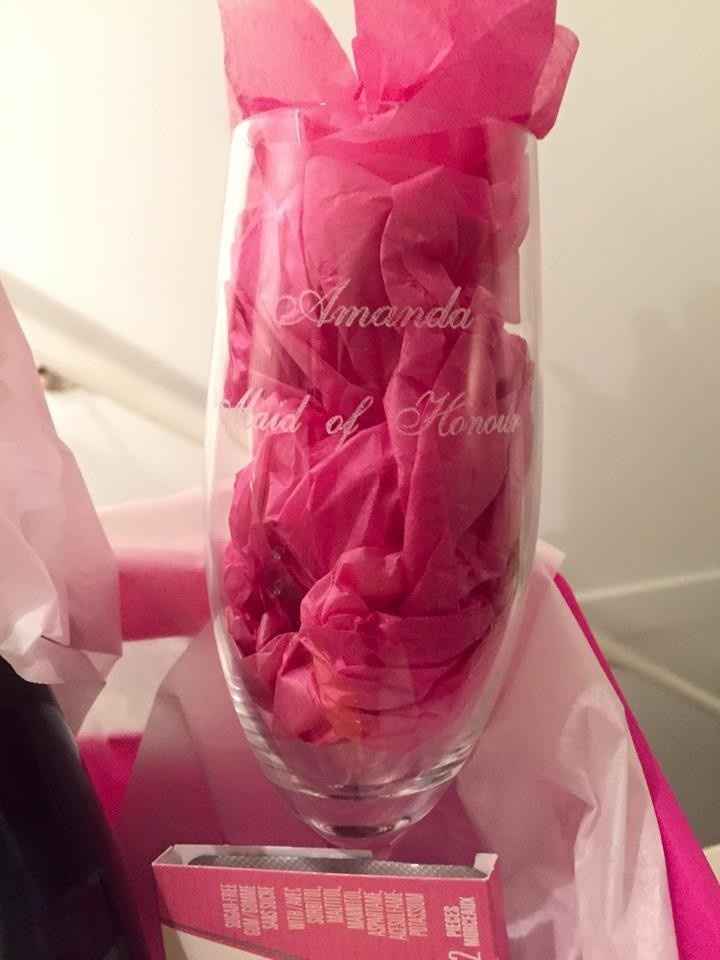 How did you "propose" to your bridesmaids?