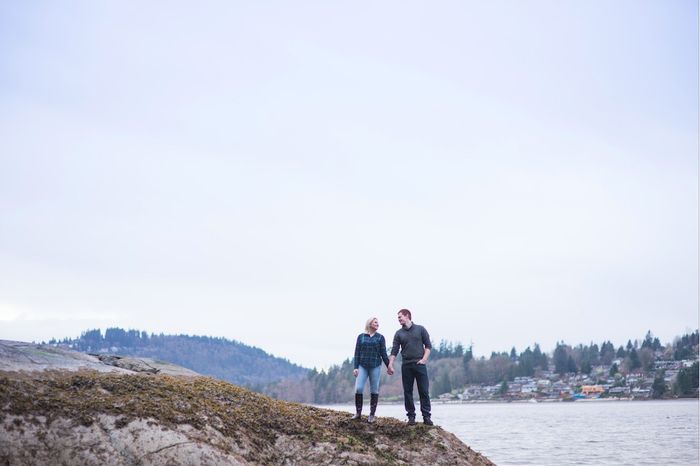 Engagement photo session "prop"