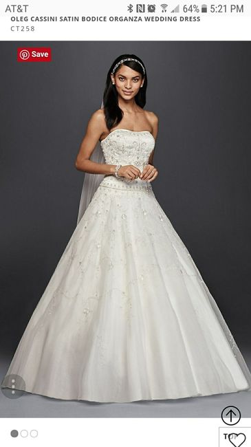 I wanna see your wedding dress!