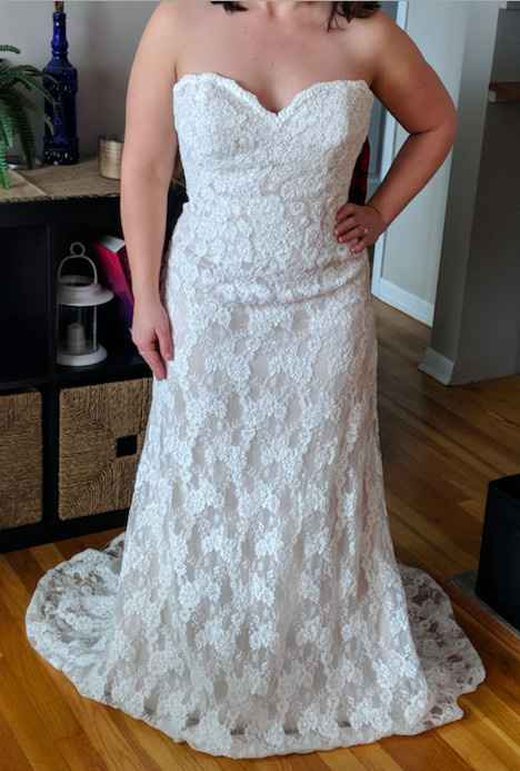 Two Dresses: Strapless or Sheer Back