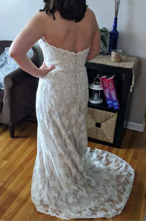 Two Dresses: Strapless or Sheer Back