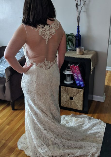 Two Dresses: Strapless or Sheer Back