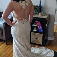 Two Dresses: Strapless or Sheer Back