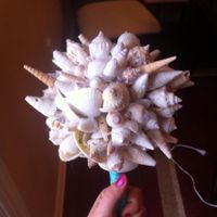 Seashell bouquets!