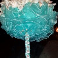 DIY seashell bouquet complete!