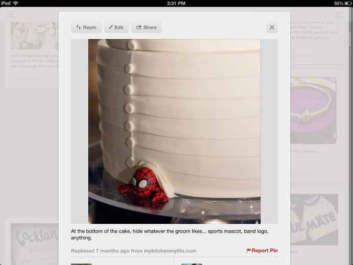 Are you having a Grooms Cake and Why/Why not?