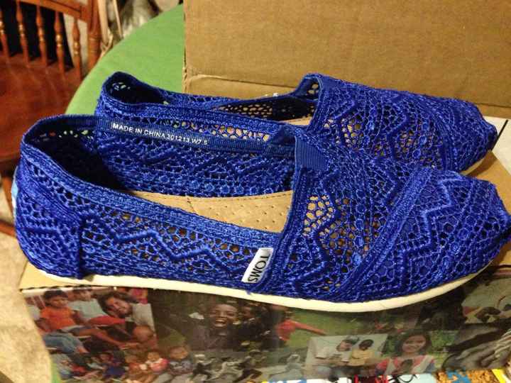 Let me see your wedding shoes