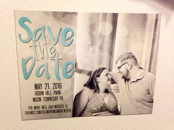 Save the Dates - playing around, any opinions? - UPDATE: They came!