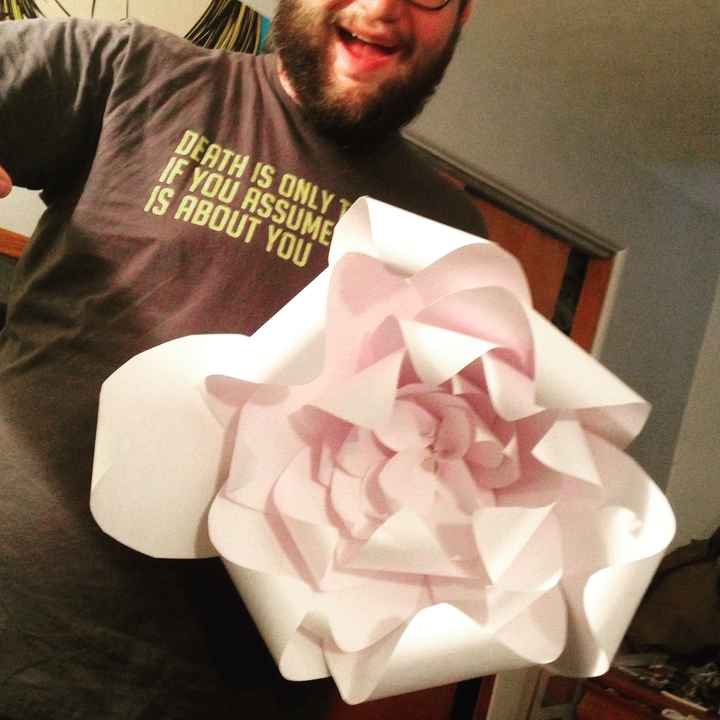 Giant Paper Flowers - Honest Opinions Please