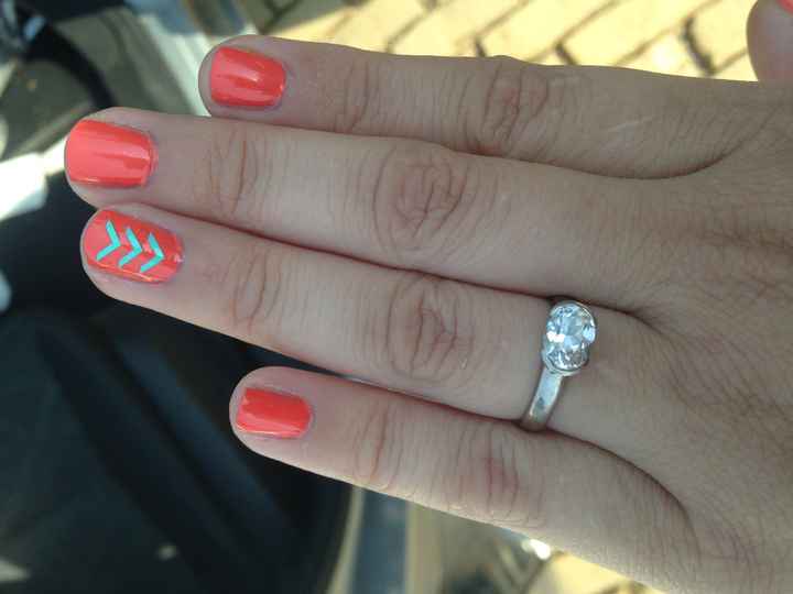 Sapphire (or other non-Diamond) rings