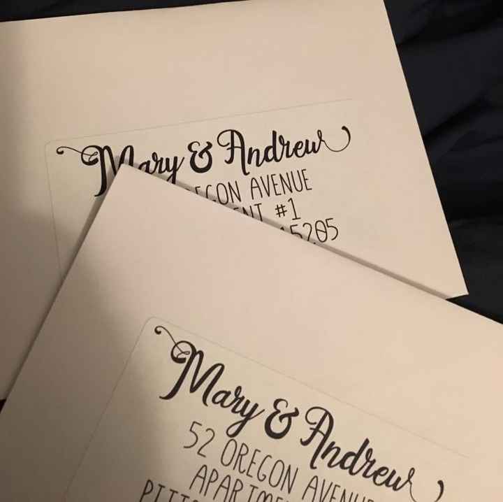 Hand written, stamp, or return address label?