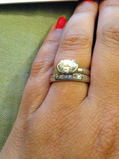 Got our wedding bands! Show me yours!