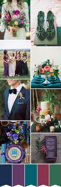 Ideas for Fun Colors for a Late September Wedding?? 1