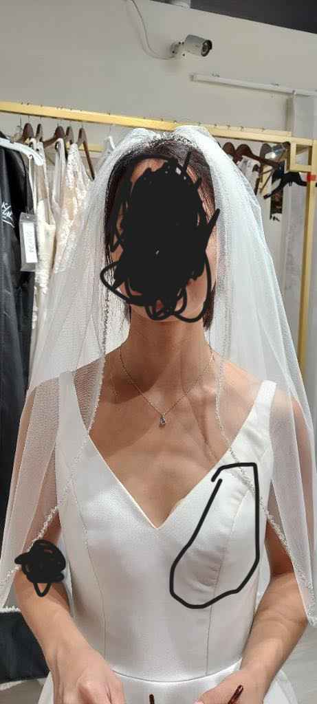Wrinkles in bust seam? Please help! Wedding in less than a month =( - 1