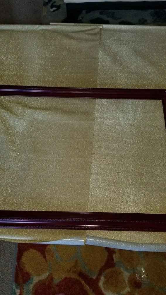 Boutineers, sign for table, and photo area