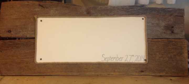 Our first DIY was a success!! =)