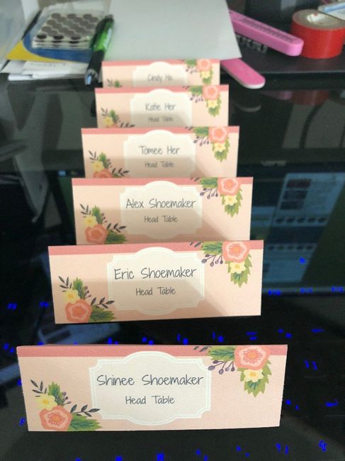 Printing Place/name Cards 1