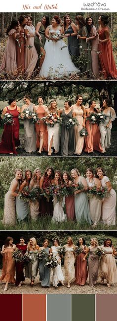 Experiences With Mismatched Bridesmaid Dresses 5