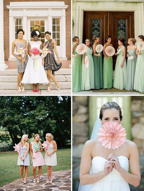 Do your bridesmaids all have flowers? 3