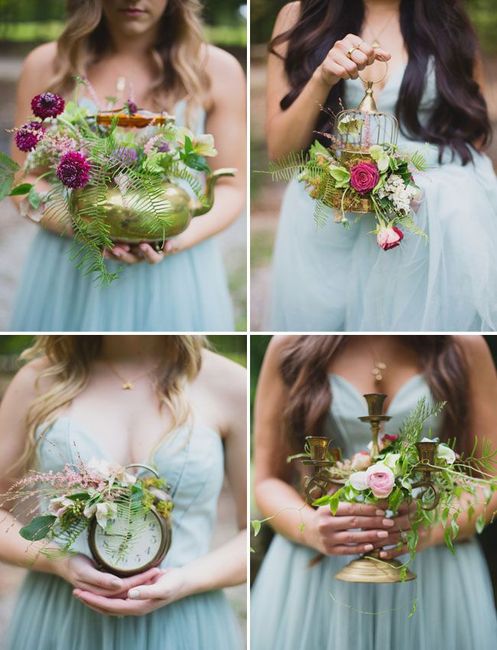 Do your bridesmaids all have flowers? 4