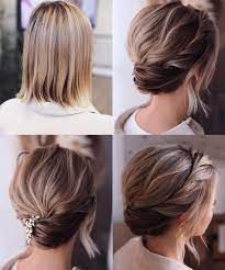 Short(ish) hair updo - pictures appreciated 13