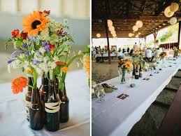 flowers down table