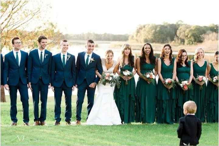 emerald bridesmaid dresses