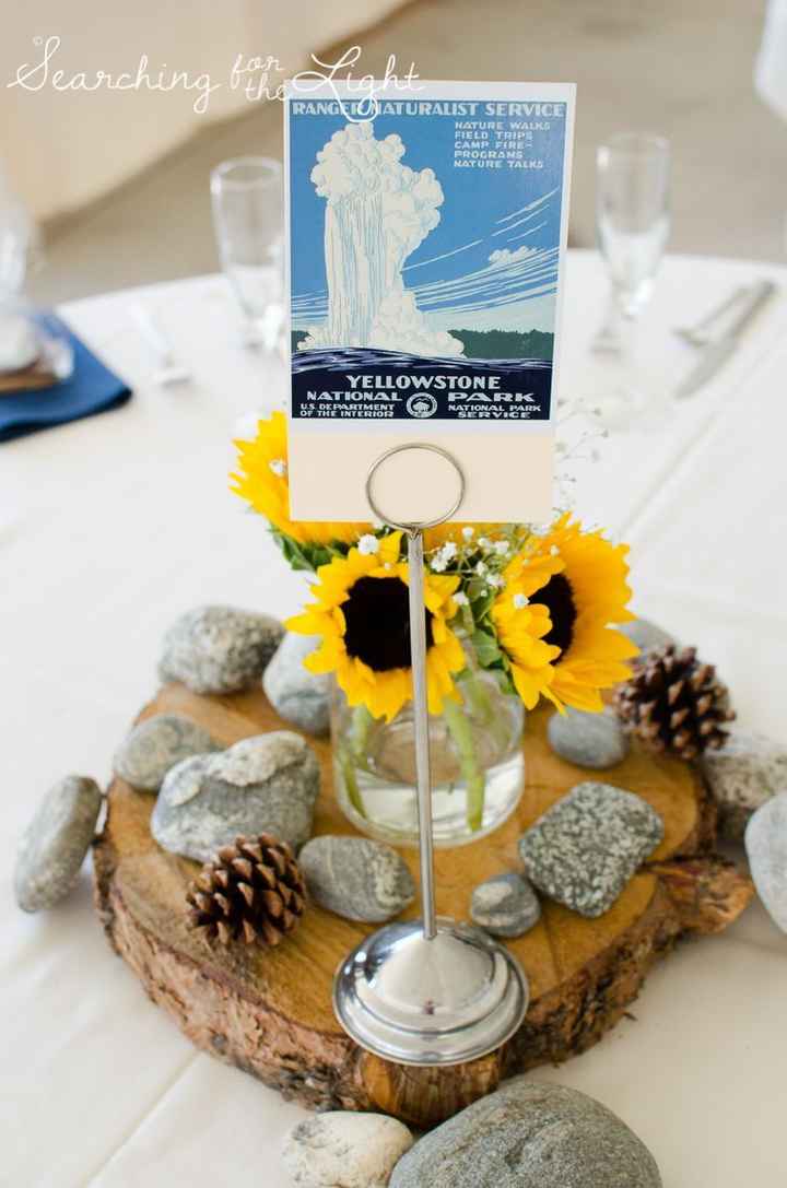 Need Mountain themed wedding decor ideas - 2