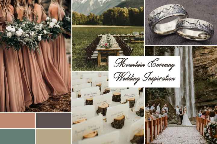 Need Mountain themed wedding decor ideas - 7