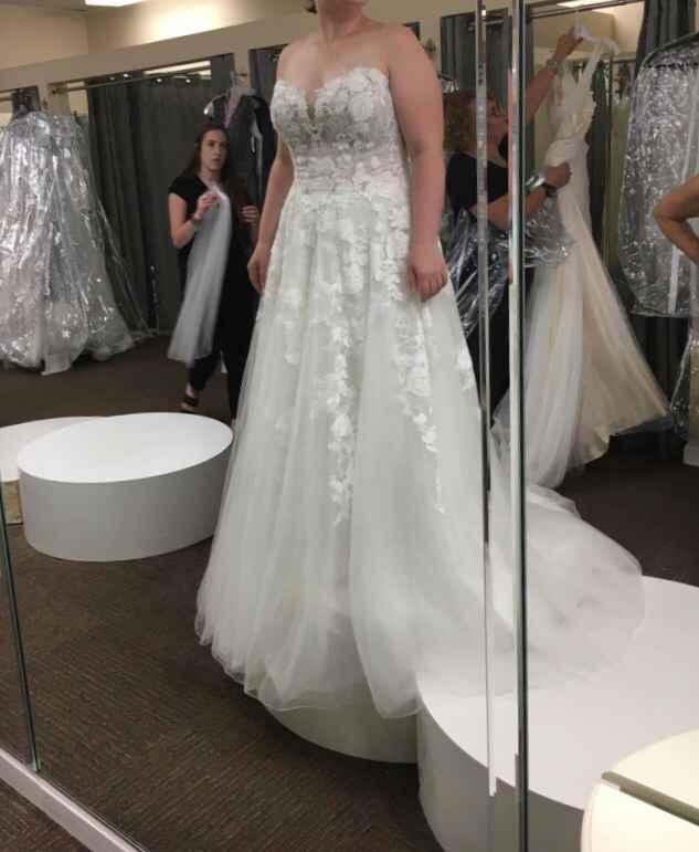 First time trying on strapless - 1