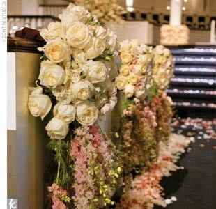 Decor idea's to cover church pews