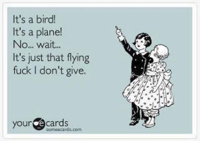 No More Fs to give!