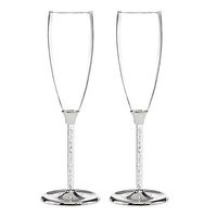 Mr. & Mrs. Toasting Flutes