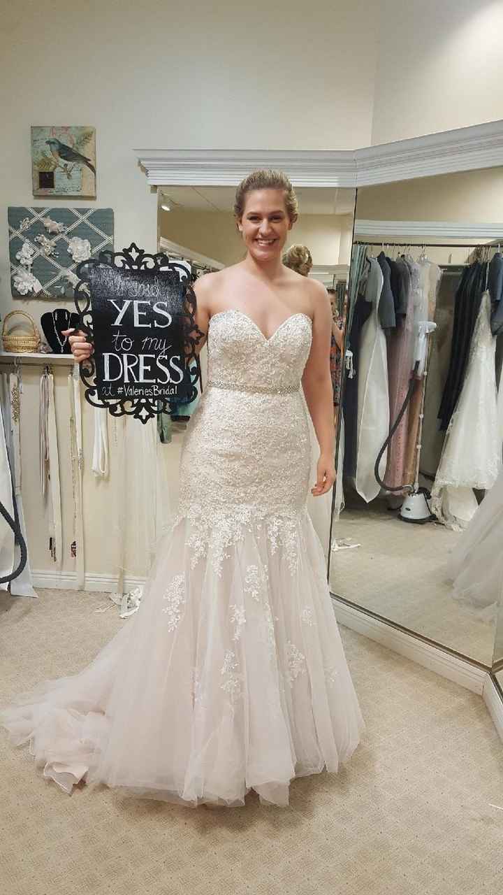 Stella York Moscato color underlay dress advice needed Weddings