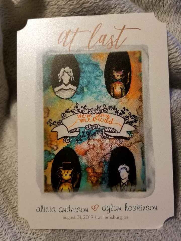 Save the Dates were delivered today!! - 1