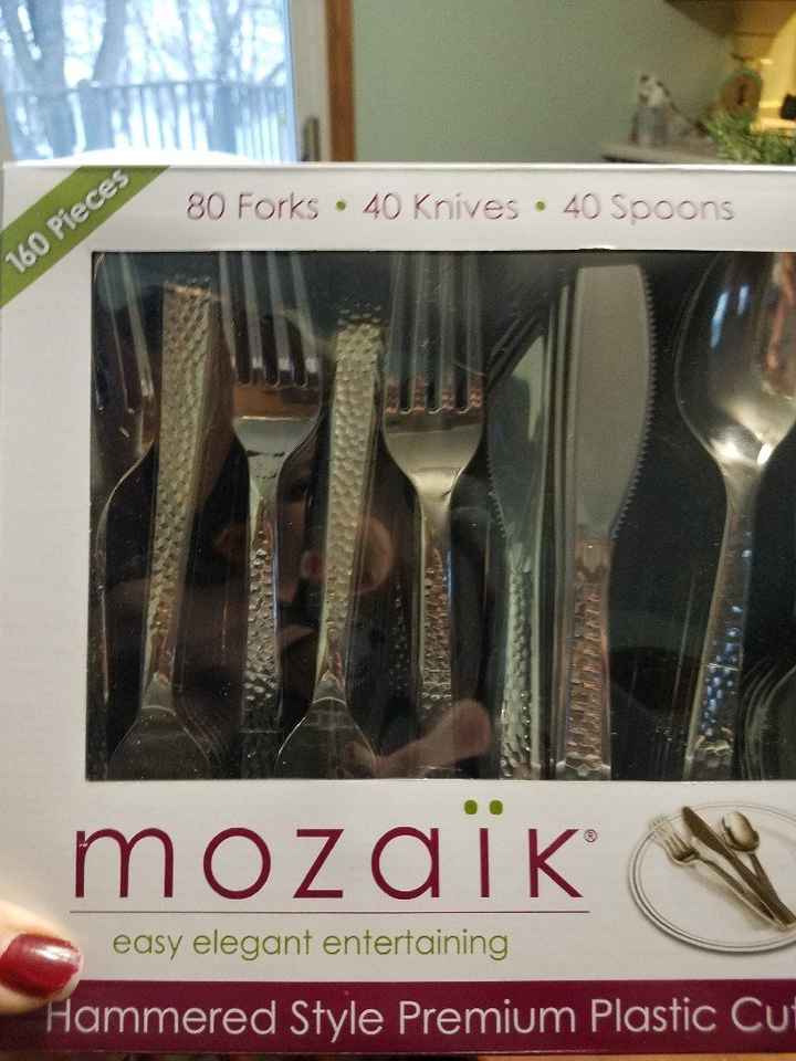 Should we rent table settings & glassware? - 1