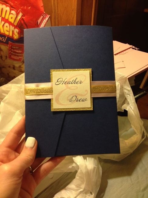 Can I see your invitations with belly bands?