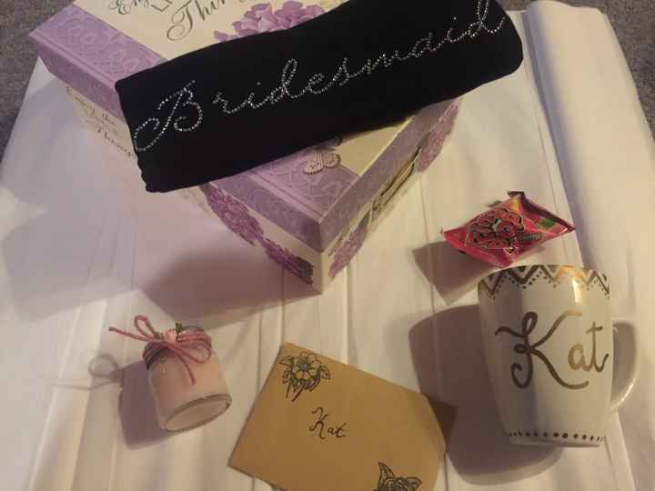 Bridesmaid boxes done!