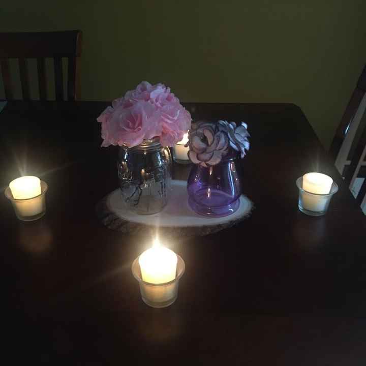 Mock up centerpiece