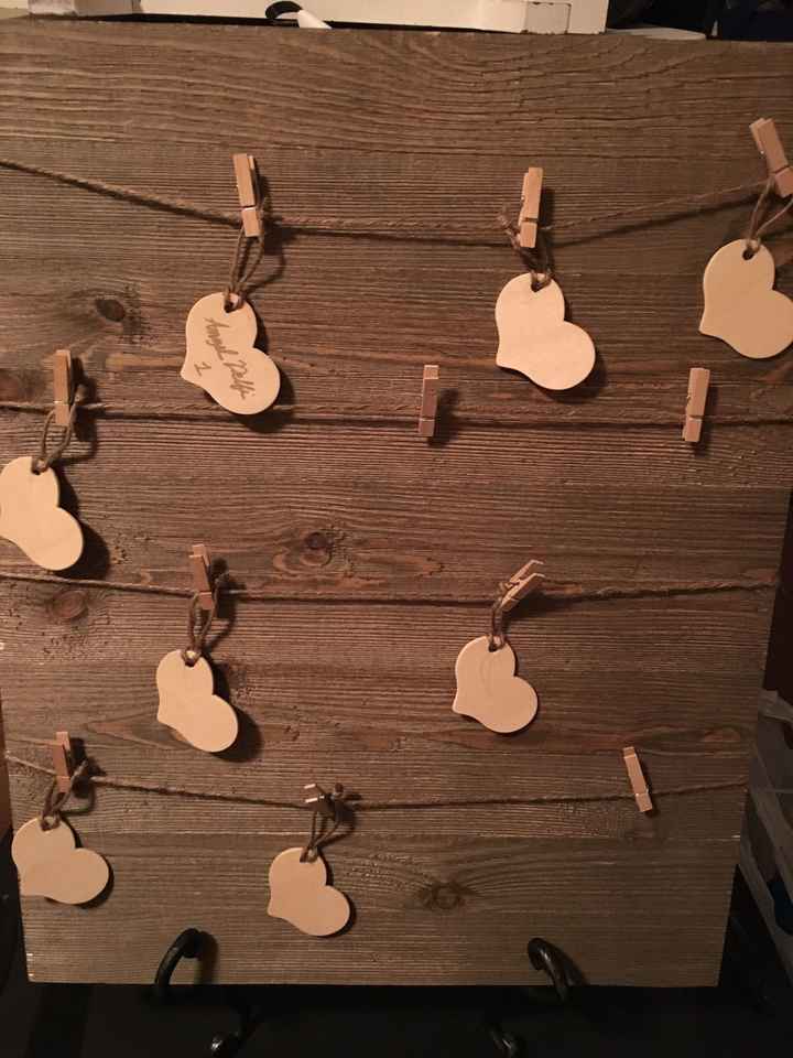 Table escort cards