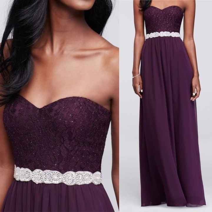 Mix and match bridesmaids dresses!