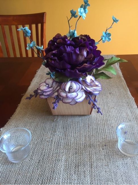 Mix and match rustic centerpieces and head table!