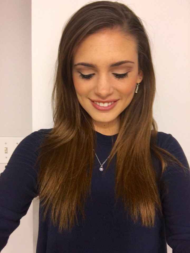 I had my makeup trial today! What do you think?